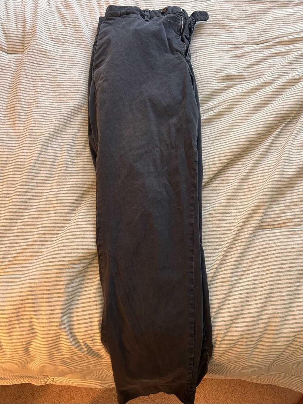 Bonobos Straight-Leg Chinos in Charcoal Gray